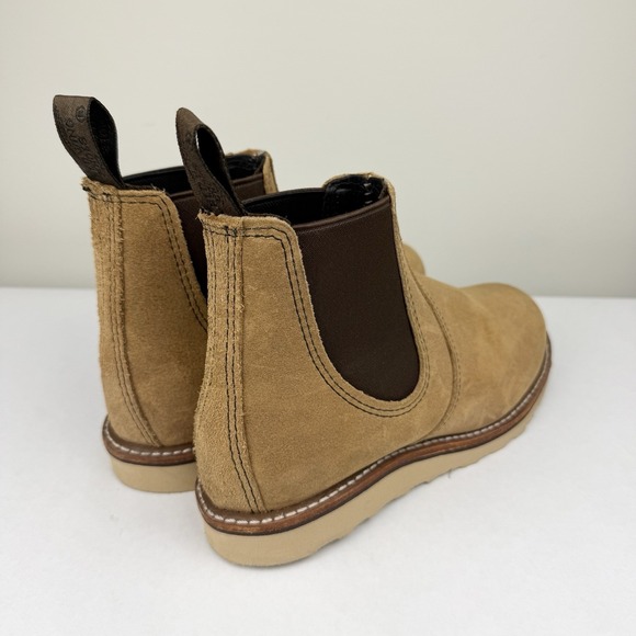 Red Wing NEW Heritage Chelsea 3192 Hawthorne Muleskinner Tan Leather 8.5D
